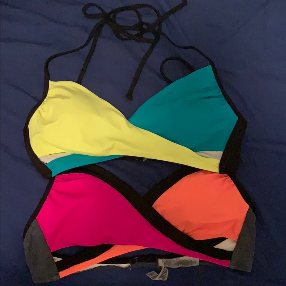 PINK bathing suit tops